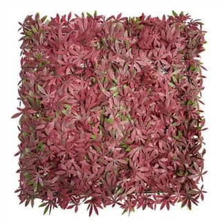 Juharlevél alakú műfal fű